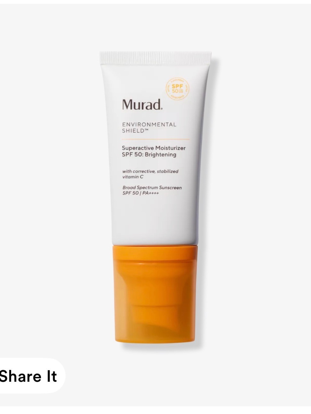 New in Box Murad Superactive Moisturizer SPF Brightening